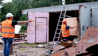 Демонтаж гаражей в Междуреченске, цена от 1751 руб. – услуги под ключ от 2Землекопа-Мжд